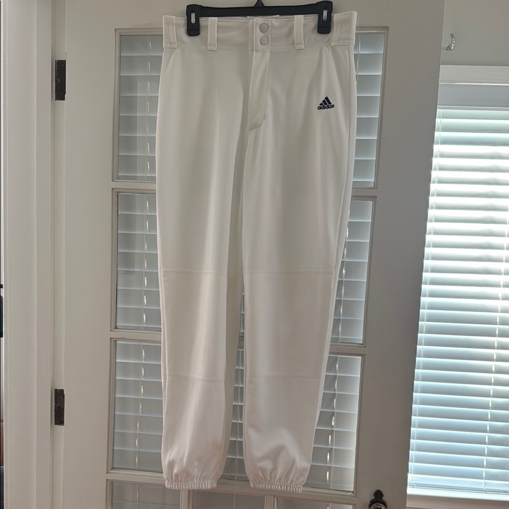 Adidas White baseball pants